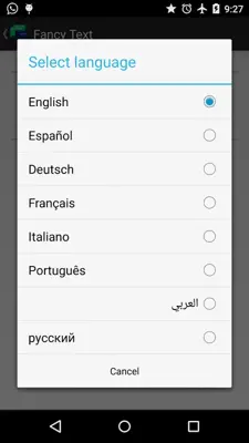 Fancy Text android App screenshot 1