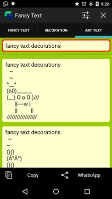 Fancy Text android App screenshot 3