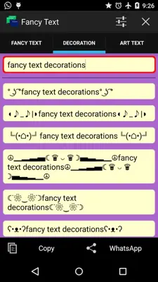 Fancy Text android App screenshot 4