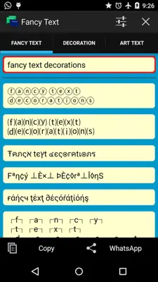 Fancy Text android App screenshot 5